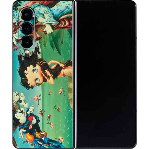 Betty Boop At Sea Galaxy Z Fold4 5G Skin